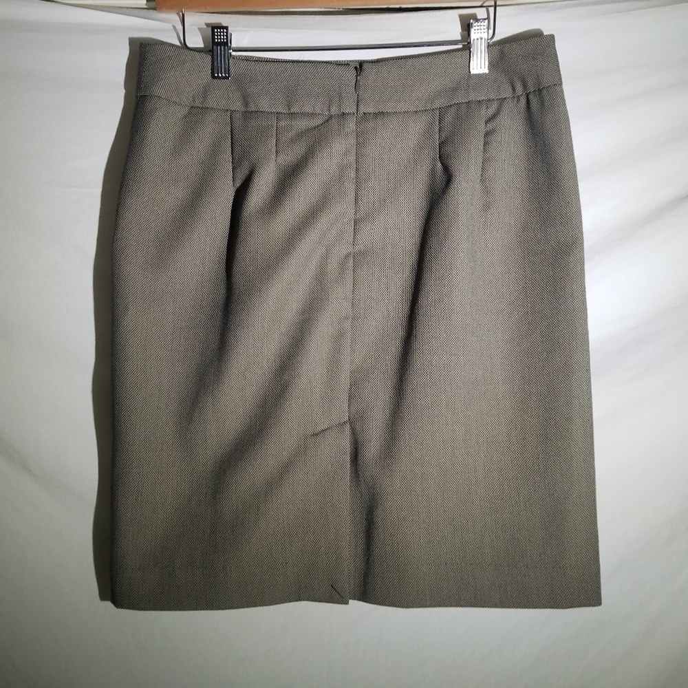 Final BANANA REPUBLIC Brown & Cream Skirt, size 8 - Picture 6 of 6